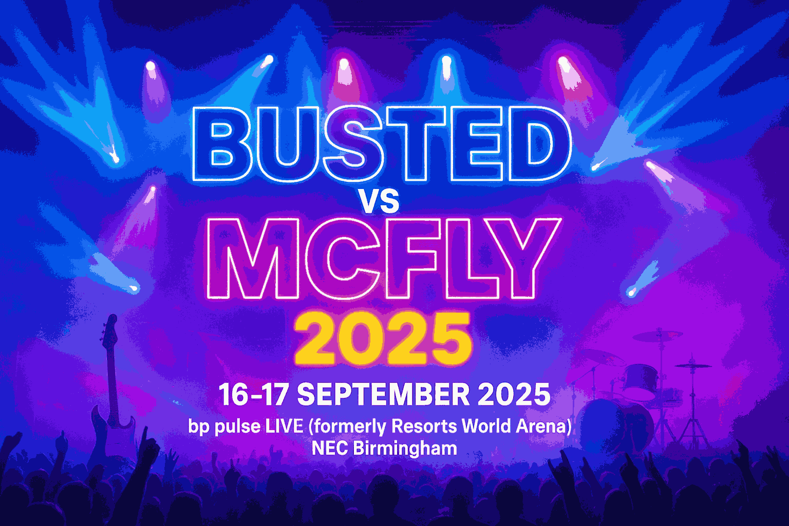 Busted vs McFly 2025